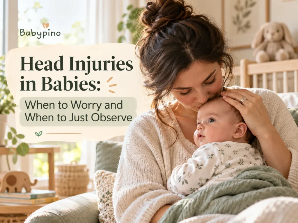 Blog header for Head Injuries in Babies: When to Worry and When to Observe